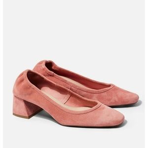 Topshop Jemima pink loafer heels